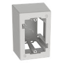 Caja de Pared Superficial / ABS / 133x88.5x69.8 mm / Salidas 1/2-3/4-1 in / Cinta Adhesiva / Blanco | JB1DWH-A