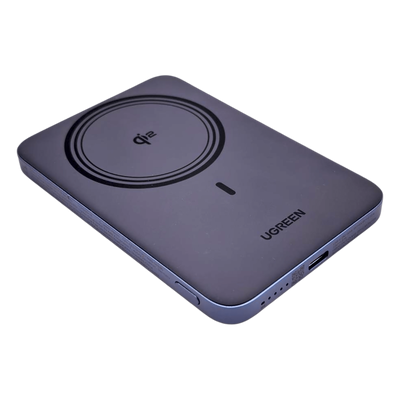 Power Bank Magnético Inalámbrico / 5000 mAh / USB-C 20W PD3.0 / Carga Inalámbrica 15W / Ultrafino 8.6 mm (0.3 in) / Carga Simultánea | 75984B