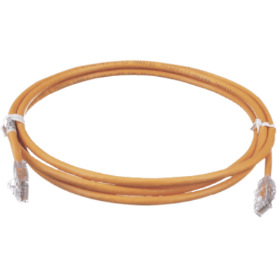 Cable de Parcheo UTP Cat6 / 24 AWG / 1 Pie (0.3 m) / Clasificación CM / 2500 Ciclos / 50 µm Oro | UTPSP1ORY