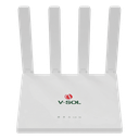 Router Wi-Fi 6 / AX3000 Dual Band / 1 WAN Gigabit + 3 LAN Gigabit / Mesh / Temperatura Industrial -30 a 60°C (-22 a 140°F) | HG5013-4G-PRO