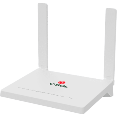 ONU Dual G/EPON / Wi-Fi 6 AX3000 / 4 Puertos LAN Gigabit / USB 3.0 / CATV AGC / EasyMesh | V2804AX30-H