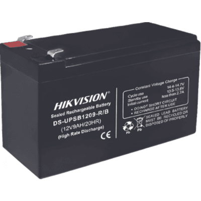 Bateria de Plomo Ácido / 12 VCD / 9 Amp / Ideal para UPS, EPS y Uso General / Certificación CE | DS-UPSB1209-R/B