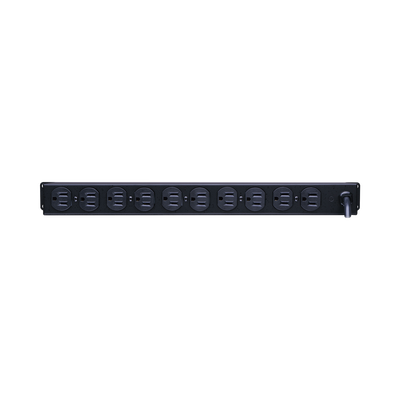 PDU Básico Para Distribución de Energía, Con 10 Tomas NEMA 5-15R Traseras, 1UR, 15 Amp, 120 Vca | CPS1215RM
