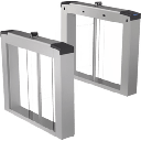 Torniquetes Quick Pass Carril de 90 cms (35.4 in) / Reconocimiento Facial y Lectores de Tarjeta Incluidos / Aletas de Acrílico Incluidas / Bidireccional / 5,000,000 MCBF / 4 Pares de dToF | DS-K6B221TMX-LR-90-K