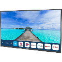 SmartTV para Exteriores / 55" 4K UHD / 500 nits / Sol Parcial / webOS / IP54 / -30°C a 50°C / Soporte de Pared Inclinado | NT553
