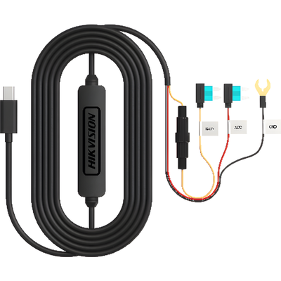 Convertidor Buck DC-DC / Entrada 12-24V DC / Salida 5V Type-C / Protección Batería 11.3V / Cable 3.4 m (11.2 ft) / Rango Térmico -20°C a 65°C | AE-DF7351(TYPE-C)