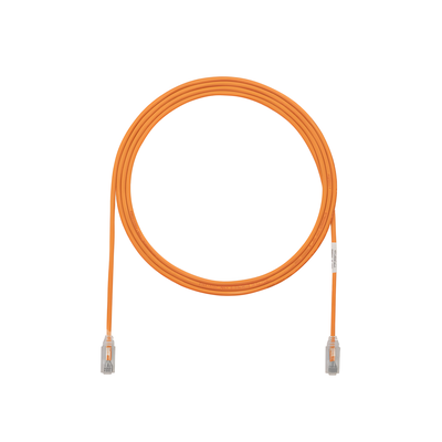 Cable de Parcheo UTP / Cat6 / 28AWG / 3.8 mm / 20.2 cm (0.66 ft) / LSZH-CM / Naranja | UTP28SP8INOR