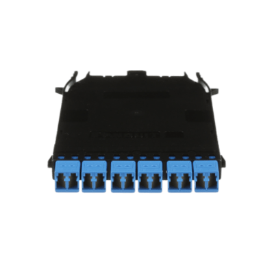Cassette Fibra Óptica / 12 Fibras Monomodo OS2 / MPO a 6 LC Duplex / Polaridad A / Azul | FHC9N-12-10AS