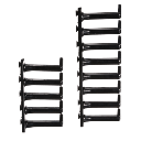 Kit de Gestión de Cables / 15 RU / Dedos 100 mm / Configuración Derecha e Izquierda / Negro | SN15F