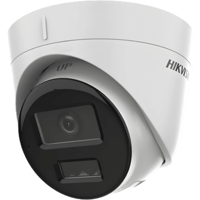 Cámara Turret IP / 4 Megapixel / Dual Light 30 m (98.4 ft) / Lente 2.8 mm / AcuSense Lite / Audio Integrado / IP67 / PoE | DS-2CD1343G3-LIUF