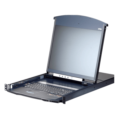 Consola KVM over IP / 16 Puertos / Pantalla LCD 19" / Dual Rail / Dual NIC / Cat5e/6 / Acceso Remoto | KL1116VN