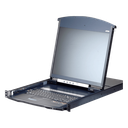 Consola KVM over IP / 16 Puertos / Pantalla LCD 19" / Dual Rail / Dual NIC / Cat5e/6 / Acceso Remoto | KL1116VN