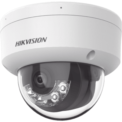 Cámara Domo IP / 4 Megapixel / Lente 2.8 mm / Smart IR 30 m (98.4 ft) / WDR 120 dB / IP67 e IK10 / H.265+ / PoE / ONVIF | DS-2CD1143G3-LIUF