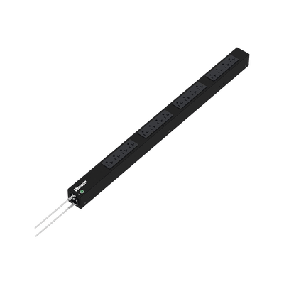 PDU Básico para Distribución de Energía, Enchufe de Entrada NEMA 5-15P, Con 16 Contactos NEMA 5-20R, de Instalación Vertical, 15 Amp, 120 Vca | P16B04M