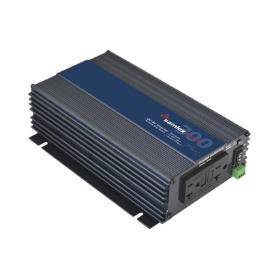 Inversor de corriente onda pura 300W, entrada 12 Vcc, salida 120 Vca 60 Hz | PST-300-12
