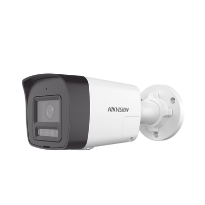 [PROTECCIÓN ACTIVA] Bala IP 4 Megapixel / Lente 2.8 mm / Dual Light (30 mts IR + 20 mts Luz Blanca)  / Audio de Dos Vías /  Luz Intermitente y Alerta de Audio / Micrófono Integrado / ACUSENSE Lite / Exterior IP67 / H.265 / PoE | DS-2CD1043G2-LIUF/SL