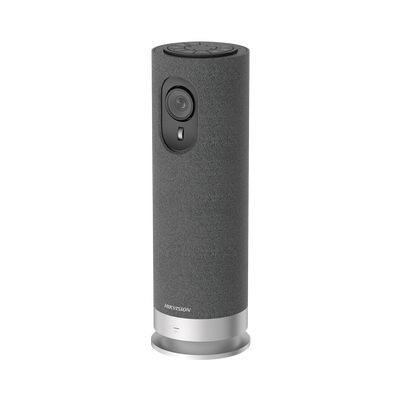 Cámara de Videoconferencia Portátil / Resolución de 2 Megapixel (Full HD) / 4 Micrófonos / Altavoz 5 W / Conexión USB / Control Remoto / Plug and Play  / Movimiento PTZ | DS-UVC-X12