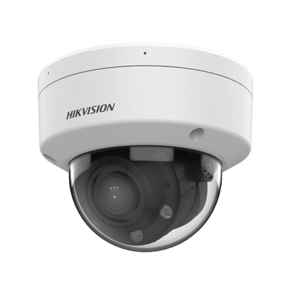 Domo IP 4 Megapíxel / Lente Motorizado 2.8 a 12 mm / Dual Light (30 mts IR + 30 mts Luz Blanca) / ACUSENSE Lite / Microfono Integrado / Exterior IP67 / IK08 / WDR 120 dB / PoE  / Micro SD | DS-2CD1743G2-LIZSU
