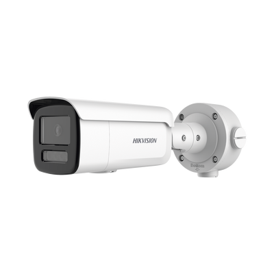 [ PROTECCIÓN ACTIVA ] Bala IP 4 Megapixel / Lente 4 mm / 60 mts IR / Exterior IP67 / Micrófono y Bocina Integrado (Audio de Dos Vías) / DARKFIGHTER / PoE+ / Luz Estroboscopica / ONVIF / Micro SD / 4 Analíticos | DS-2CD3T46G2-ISU/SL(H)