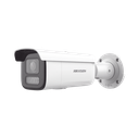 [Dual Light + 2 Micrófonos Integrados] Bala IP 4 Megapixel / Lente Mot. 2.8 a 12 mm / 60 mts Luz Blanca + 60 mts IR / ACUSENSE / Exterior IP67 / IK10 / WDR 120 dB / PoE+ / ONVIF / Alarmas I/O / Micro SD / Metal / ACUSEARCH | DS-2CD2643G2-LIZS2U