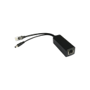 Cable divisor PoE pasivo de 48-55 Vcc @ 12 Vcc, 2 A. Aplicaciones como adaptar micrófonos en cámaras IP | TTPL100
