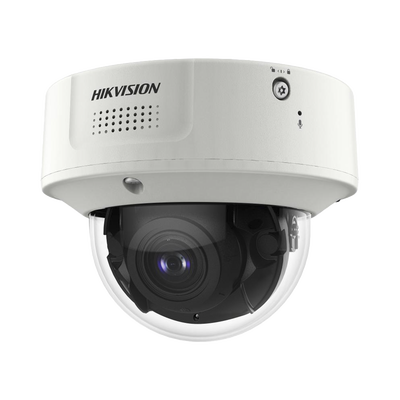 Domo IP 4 Megapixel / Lente Mot. 2.8 a 12 mm 2 / 40 mts IR EXIR / 2 Analiticos Simultaneos / DeepinView / 2 Micrófonos Integrados  / IP67 / IK10 / H.265+ / WDR 150 dB / Captura Facial / Búsqueda por Atributos / Conteo de Personas | IDS-2CD7146G2-IZS
