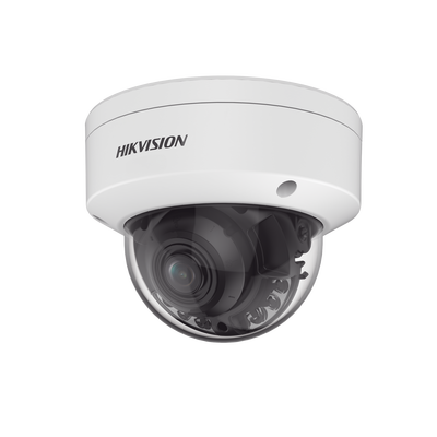 Domo IP 8 Megapixel / Lente Mot. 2.7 a 13.5 mm / Dual Light (40 mts IR + 40 mts Luz Blanca ) / Darkfighter S / Exterior IP67  / IK10 /WDR 130 dB / 4 Analíticos: AcuSense, Deteccion Facial, Conteo de Personas por Cruce y Zona | DS-2CD3787G3T-LIZSU