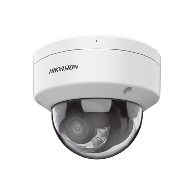 Domo IP 4 Megapixel / Lente 2.8 mm / Dual Light (40 mts IR + 40 mts Luz Blanca) / Darkfighter S / Exterior IP67 / IK10 / Microfono Integrado / WDR 130 dB / 4 Analíticos: AcuSense, Deteccion Facial, Conteo de Personas por Cruce y Zona | DS-2CD3147G3-LISU