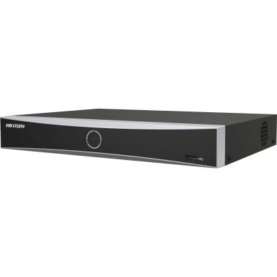 [Acusearch] NVR 12 Megapíxel (4K) / 8 canales IP / 8 Puertos PoE+ / Reconocimiento Facial / AcuSense (Evita Falsas Alarmas) / 1 Bahías de Disco Duro / HDMI en 4K / 300 Metros PoE Modo Extendido | DS-7608NXI-K1/8P(E)