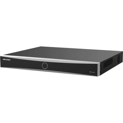 [Acusearch] NVR 12 Megapixel (4K) / 16 canales IP / AcuSense (Evita Falsas Alarmas) / Reconocimiento Facial / 2 Bahías de Disco Duro / HDMI en 4K / Sin Puertos PoE+ / Alarmas I/O | DS-7616NXI-K2(E)