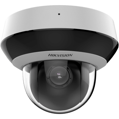 Mini Domo PTZ IP 2 Megapixel / 4X Zoom / H.265+ / 20 mts IR EXIR / WDR / PoE / IK10 / Exterior IP66 / Ultra Baja Iluminación / Micrófono Integrado / PoE / microSD | DS-2DE2A204IWG1-E