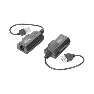 Kit extensor USB por cable UTP Cat 5 / 5e / 6 para Distancias de Hasta 50 Metros / Versión 2.0 | TT-USB-100
