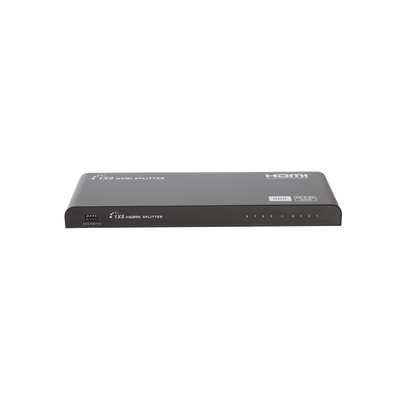 Splitter HDMI 4K de 1 Entrada a 8 Salidas (Simultaneas) | Soporta 4K×2K | Ajuste de resoluciones EDID | HDR | HDMI 2.0 |  HDCP 2.2 | Permite mezclar pantallas en 4K y 1080P | TT318HDR-V2.0