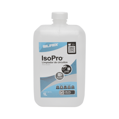 Alcohol Isopropilico para limpieza de equipos de vídeo, fibra óptica, cómputo, y equipo telefónico 1000 mL | ALCOHOL