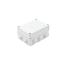 Caja Estanca de PVC Para Derivación y Conexión, 10 Entradas, Tapa con Tornillo de 1/4" de Vuelta, 150x110x70 mm (Área interna), Uso Exterior IP55, Material que no Propaga el Fuego y Libre de Hálogenos | GW-44-026