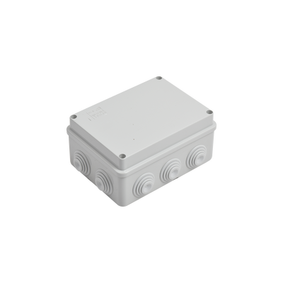 Caja Estanca de PVC Para Derivación y Conexión, 10 Entradas, Tapa Atornillada, 150x110x70 mm (Área interna), Uso Exterior IP55, Material que no Propaga el Fuego y Libre de Hálogenos | GW-44-006