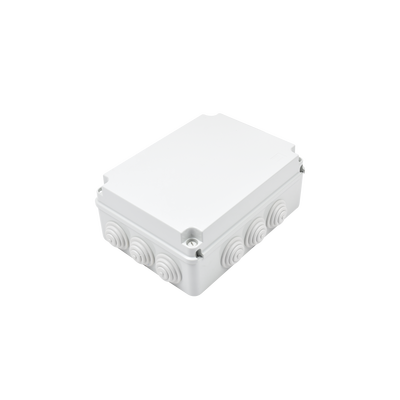 Caja Estanca de PVC Para Derivación y Conexión, 12 Entradas, Tapa Atornillada, 300x220x120 mm  (Área interna), Uso Exterior IP55, Material que no Propaga el Fuego y Libre de Hálogenos | GW-44-009