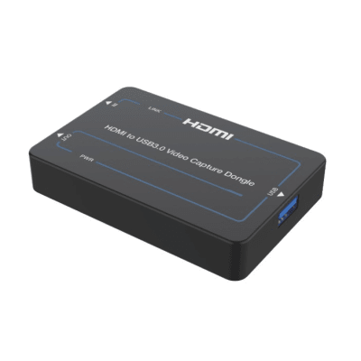 Adaptador de Captura de Video HDMI a USB 3.0 | 4K60 HDMI Entrada | 1080p60 USB Salida | HDCP 2.2 | 18 Gbps Ancho de Banda | Plug and Play | Compatible Windows Linux macOS | EPCUH60EB