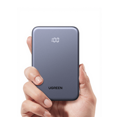 Banco de Energía Portátil 10000mAh / 20W Máximo / Puerto USB-C PD3.0 PPS / Puerto USB-A 22.5W / Batería Polímero de Litio / Pantalla Digital / Carga Rápida 3 Horas / Protocolos Múltiples / Protección | 75131B