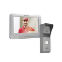 Kit de Videoportero Analógico con Pantalla LCD a Color de 7" / Frente de Calle para Exterior IP65 / Salida de Relevador | DS-KIS203-T