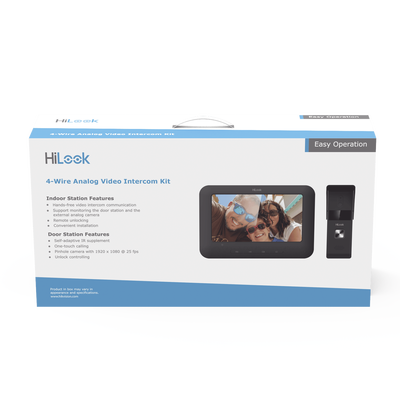 Kit de Videoportero Analógico con Pantalla LCD a Color de 7" / Frente de Calle para Exterior IP65 / Salida de Relevador | VI-K13P