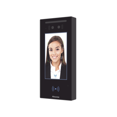Frente de Calle / Ideal para fraccionamientos / Administración 100% en la Nube / Notificación a APP / Llamada Telefónica / SIP / ONVIF /Reconocimiento Facial / QR y PIN para Visitas desde la APP / IP65 / Bluetooth / NFC | E16C