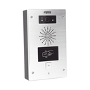 Video portero IP, 2 líneas SIP, 2 relevadores, lector de tarjeta RFID, Compatible con NVR Hikvision por Onvif, con botón para llamada, anti-vandálico, PoE, IP65 e IK10, PoE | I32V
