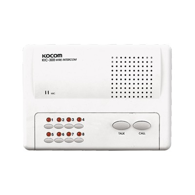 Sistema de intercomunicador manos libres para 8 extensiónes | KIC-308