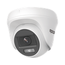 Turret TURBOHD 2 Megapíxel (1080p) / Imagen a color 24/7 / Lente 2.8 mm / Policarbonato / Luz Blanca 20 mts / Interior / Microfono Integrado / TVI-AHD-CVI-CVBS / dWDR | E8-TURBO-PC/A