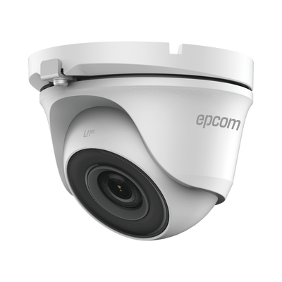 Turret TURBOHD 5 Megapíxel / 85° de Visión / Lente 2.8 mm / Exterior IP66 / IR EXIR 20 mts / TVI-AHD-CVI-CVBS / Metal | E50-TURBO-G3