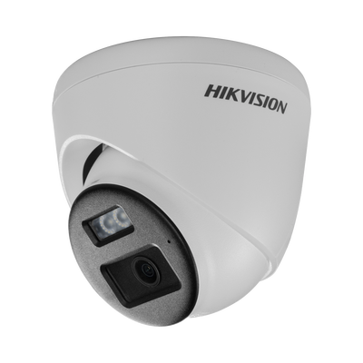 [Audio Bidireccional + Dual Light + ColorVu] Turret TURBOHD 3k (5 Megapixel) / Lente 2.8 mm / 40 mts IR EXIR + 40 mts Luz Blanca / Micrófono y Bocina Integrado / Exterior IP67 / dWDR | DS-2CE78K0T-LTS