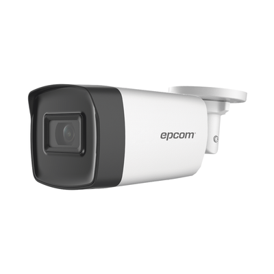 Bala TURBOHD 2 Megapíxeles (1080p) / Lente 3.6 mm / Exterior IP67 / 80 mts IR EXIR / dWDR / 4 Tecnologías | B8-TURBO-X8