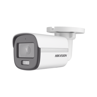 [ColorVu] Bala TURBOHD 3K (5 Megapixel) / Lente 2.8 mm / Micrófono Integrado / Luz Blanca 20 mts / Exterior IP67 / dWDR / 4 Tecnologías | DS-2CE10KF0T-FS
