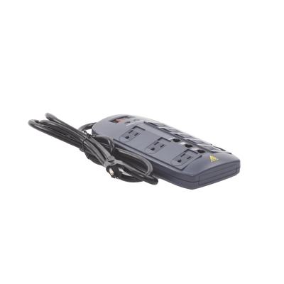 Multicontacto 8 Salidas / 120 VCA 15 A / 2160 Joules / Telco RJ11 / 6 Transformadores Simultáneos | DTK-8FF